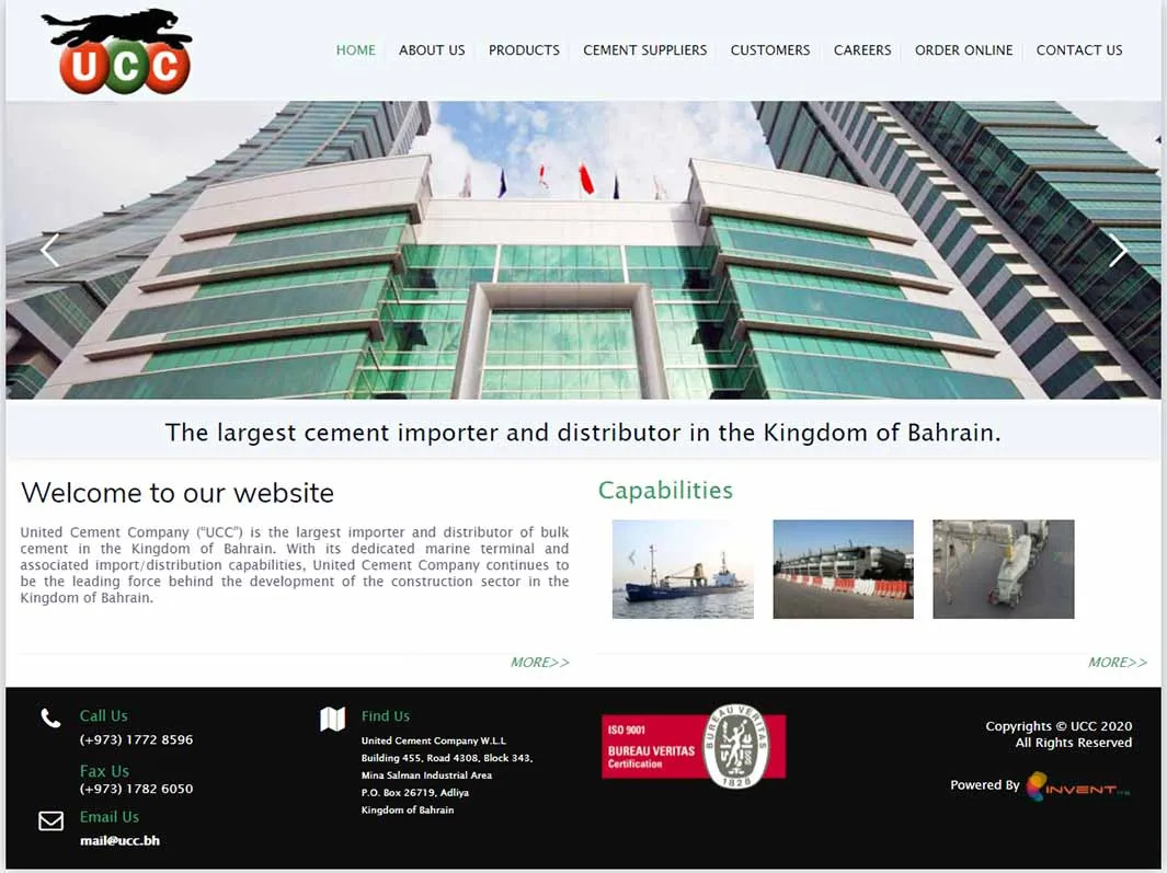 United Cement Company W.L.L Website