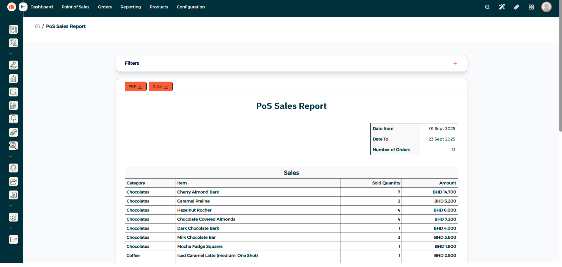 Step 4 - POS Reports