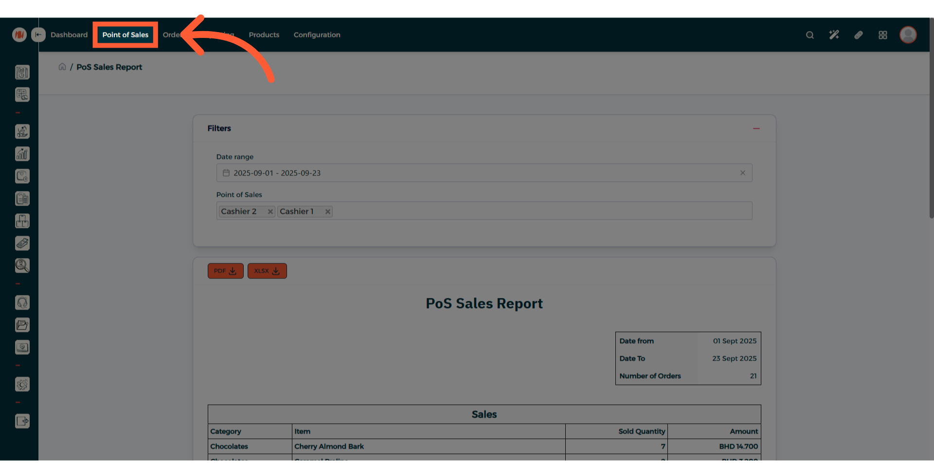 Step 6 - POS Reports