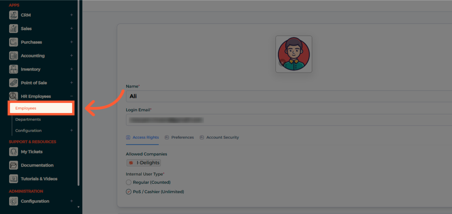 Step 2 - Create Employee Profile