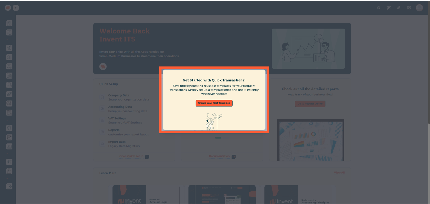 Step 2 - Create Template