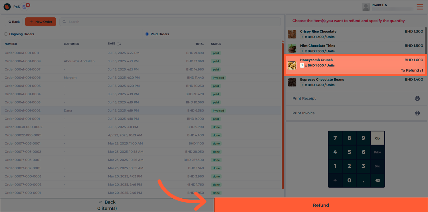 Step 1 - Refund Active Session